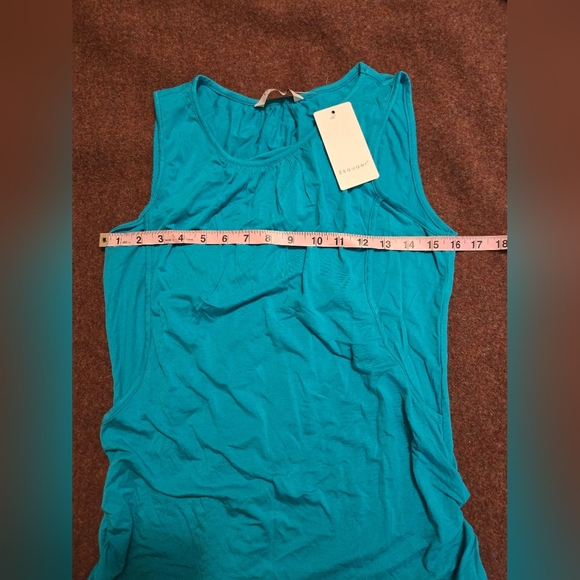 New! Ekouaer Maternity Nursing Tank In Teal Size Small - Picture 5 of 8